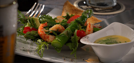 Salade met asperges en Hertog Jan Weizener - Hertog Jan Online Brouwerijwinkel